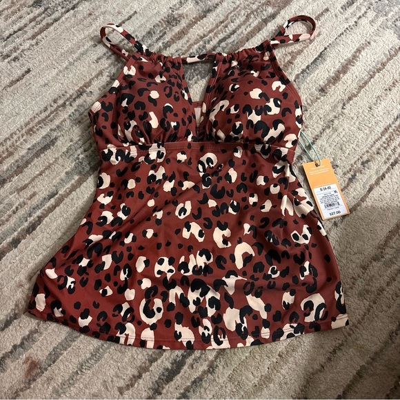 Kona Sol Other - Leopard Print Women's Swim